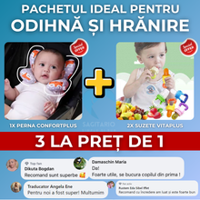 !! Pachetul Ideal pentru Odihnă și Hrănire Bebe - 3 la pret de 1 !!