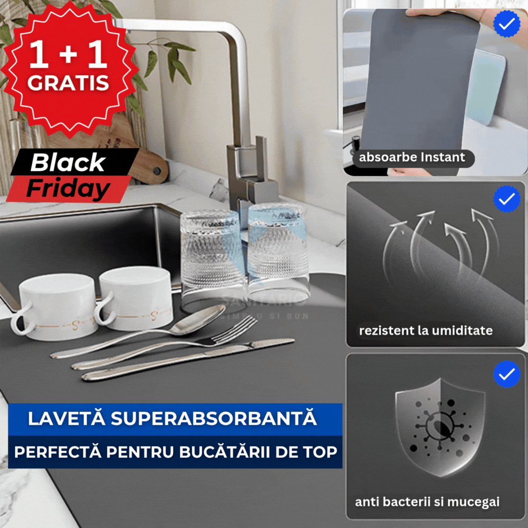 Set 2x Covoras absorbant bucătărie - ProAbsorb®