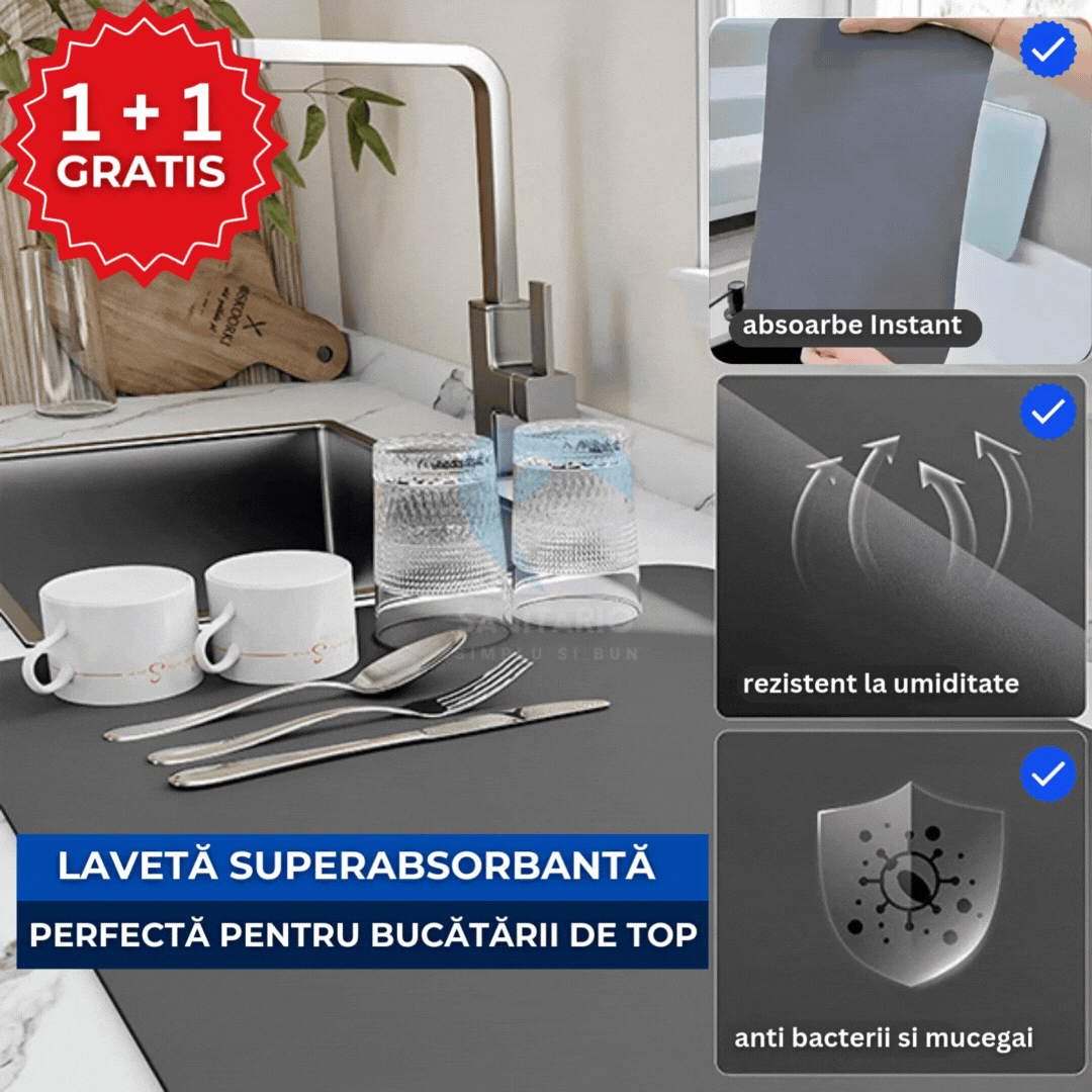 Set 2x Covoras absorbant bucătărie - ProAbsorb®