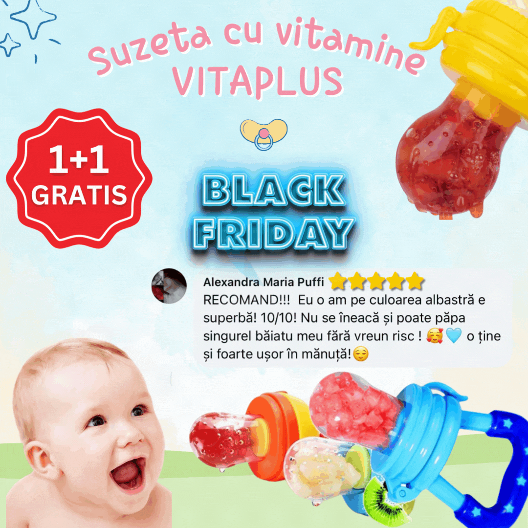 Suzeta cu alimentator pentru diversificarea alimentatiei fara BPA - VITAPLUS