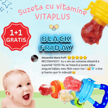 Suzeta cu alimentator pentru diversificarea alimentatiei fara BPA - VITAPLUS