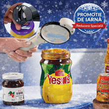 Deschizător multifuncțional capace - suport magnetic + desfăcător inclus